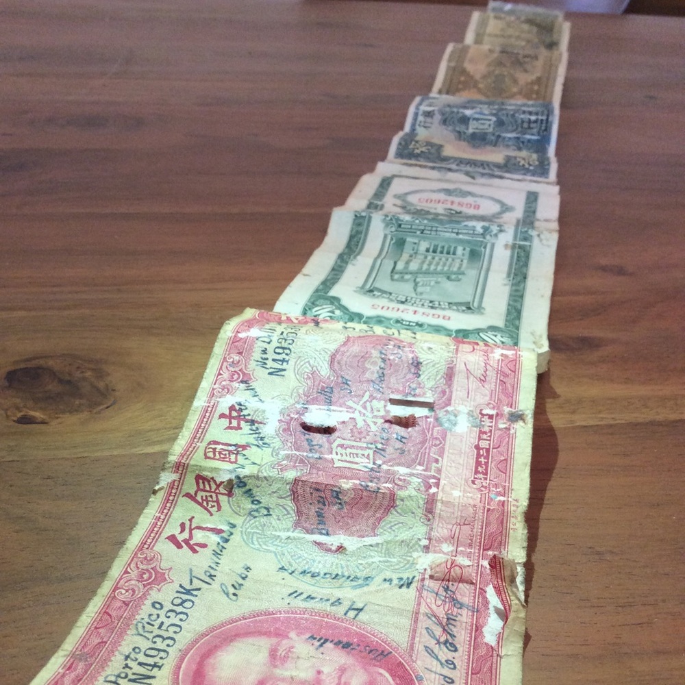 Rare WWII Merrill’s Marauders Signed Currency Belt